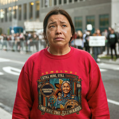 We Are The Stewards Native American - Still Here Still Thriving - Unisex T-shirt/V-neck T-shirt/Hoodie/Sweatshirt