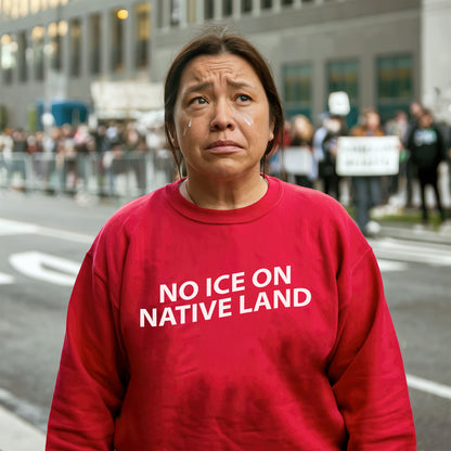 No ICE On Native Land Protect Native Sovereignty Unisex T-shirt/T-shirt V-neck/Hoodie/Sweatshirt