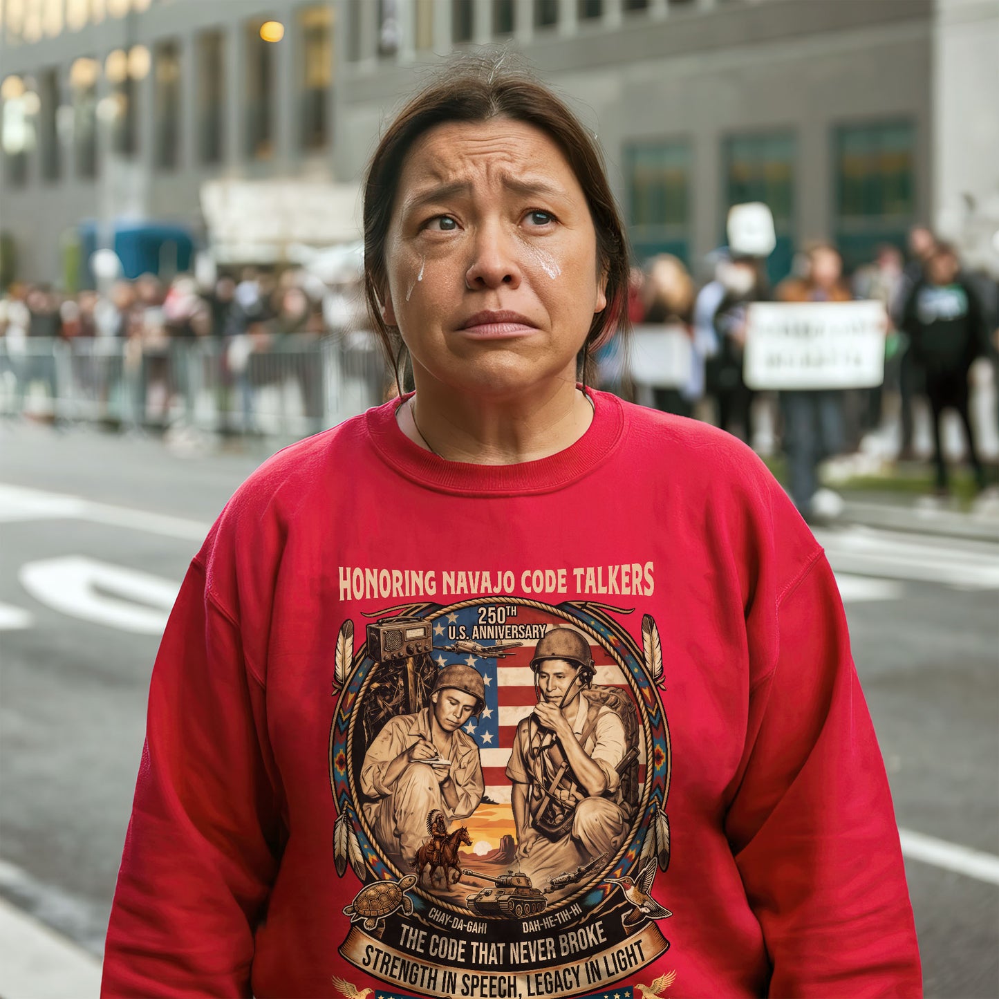Navajo Code Talkers 250th Anniversary - Unisex T-shirt/V-neck T-shirt/Hoodie/Sweatshirt