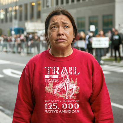 Trail of Tears Memorial - 125,000 Native Americans Lost Art Unisex T-Shirt/Hoodie/Sweatshirt