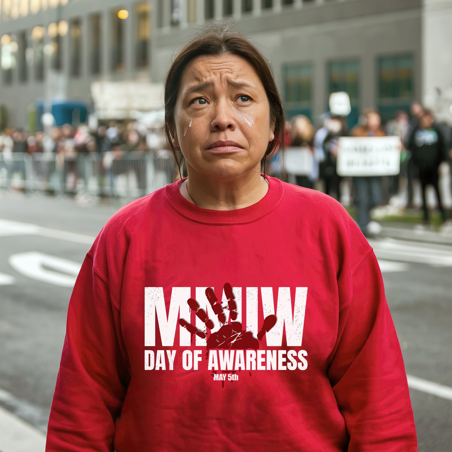 MMIW Day of Awareness - MMIW Unisex T-Shirt/Hoodie/V-Neck/Sweatshirt - Support Justice for Missing Indigenous Women