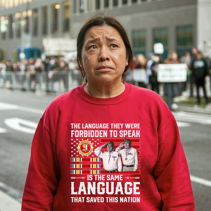 Language of Heroes Native American Code Talkers Tribute Unisex T-Shirt/T-Shirt V-Neck/Hoodie/Sweatshirt