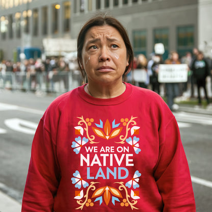 We Are on Native Land - Indigenous Pride Unisex T-shirt/T-shirt V-neck/Hoodie/Sweatshirt