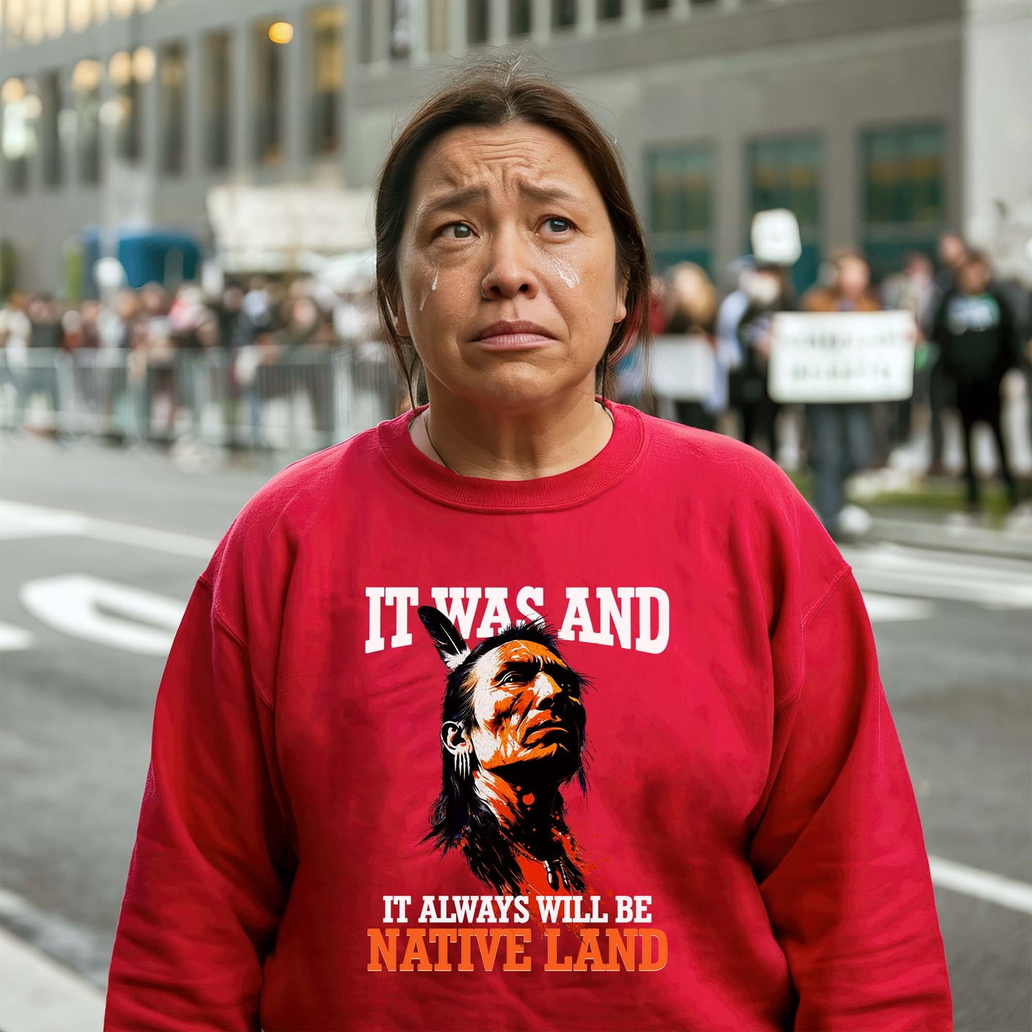 It Was And It Always Will Be Native Land - Native American Pride Unisex T-shirt/T-shirt V-neck/Hoodie/Sweatshirt