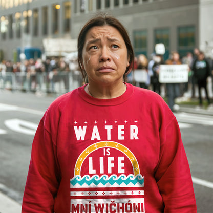 Water is Life Mini Wíčhóni - Unisex T-shirt/V-neck T-shirt/Hoodie/Sweatshirt