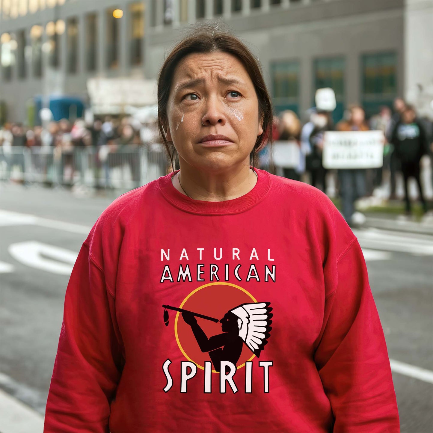 Native American Spirit - Cultural Heritage With Tribal Design Unisex T-Shirt/T-Shirt V-Neck/Hoodie/Sweatshirt