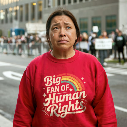 Big Fan of Human Rights Unisex T-shirt/T-shirt V-neck/Hoodie/Sweatshirt