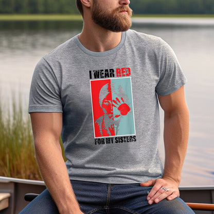 MMIW Awareness Indigenous Red Hand Women Gifts Unisex T-Shirt/T-Shirt V-Neck/Hoodie/Sweatshirt