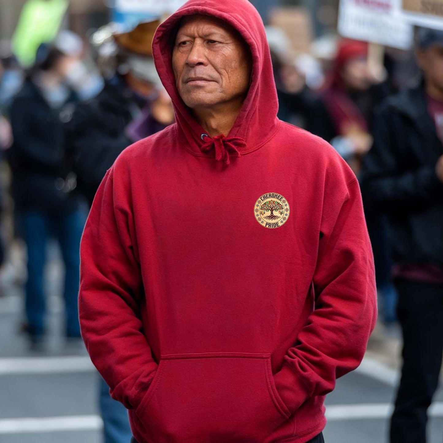 Tree of Life Native American Heritage - Custom Tribe Pride Design - Two sides - T-Shirt/V-Neck/Hoodie/Sweatshirt