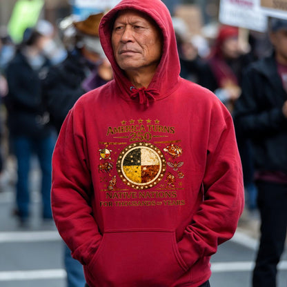 America Turns 250 Native Nations - Indigenous Heritage Before 1776 - Unisex T-shirt/V-neck T-shirt/Hoodie/Sweatshirt