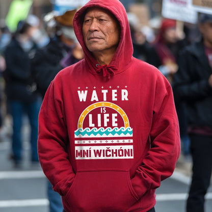 Water is Life Mini Wíčhóni - Unisex T-shirt/V-neck T-shirt/Hoodie/Sweatshirt