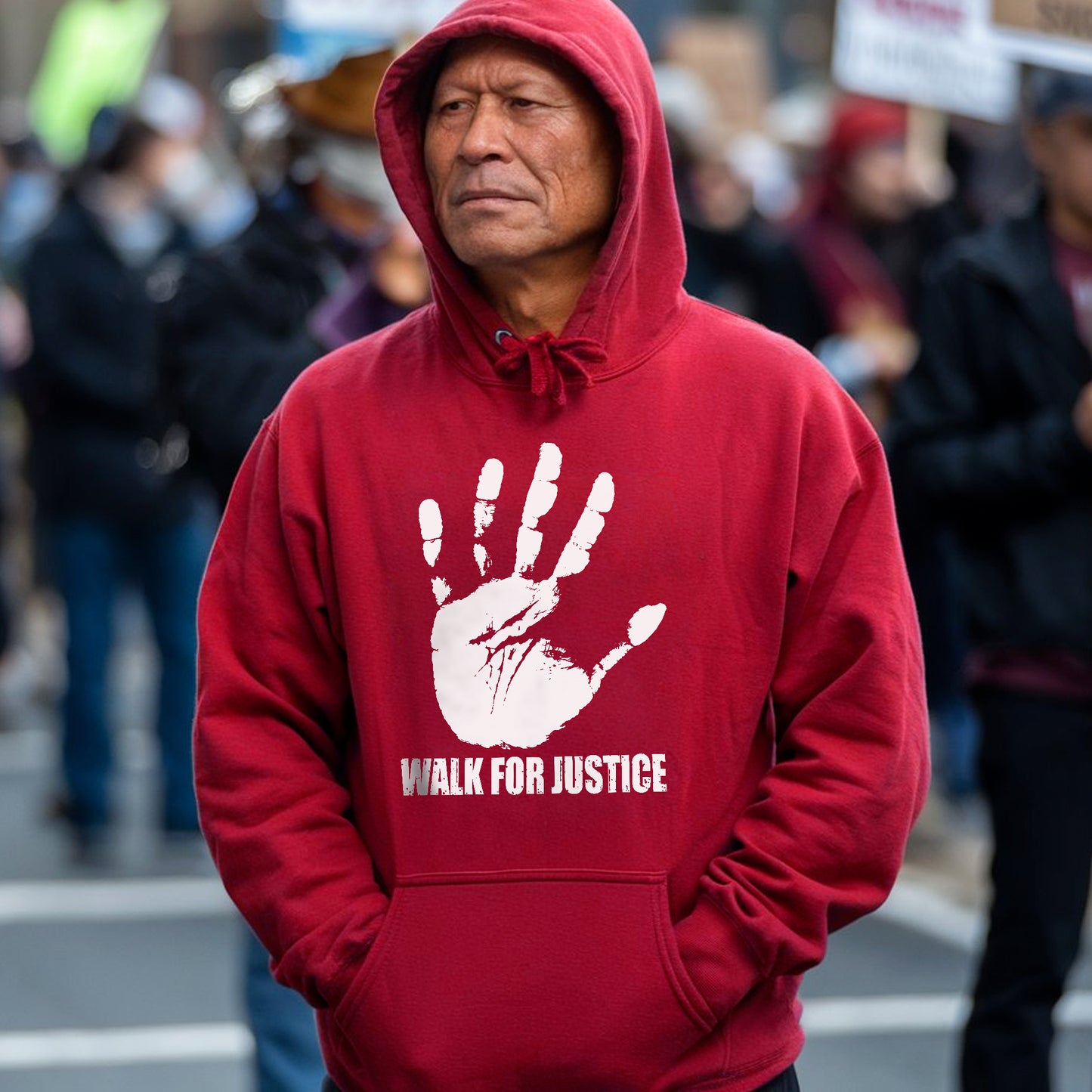 Walk for Justice - Stand for MMIW Unisex T-shirt/V-neck T-shirt /Hoodie/Sweatshirt