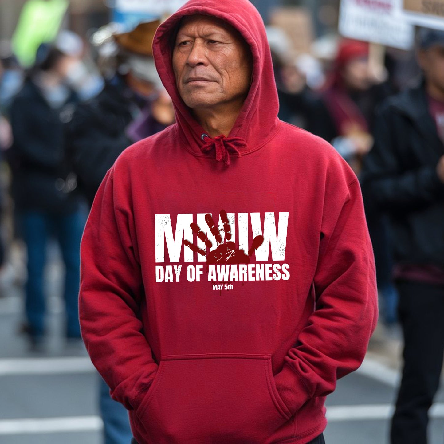 MMIW Day of Awareness - MMIW Unisex T-Shirt/Hoodie/V-Neck/Sweatshirt - Support Justice for Missing Indigenous Women