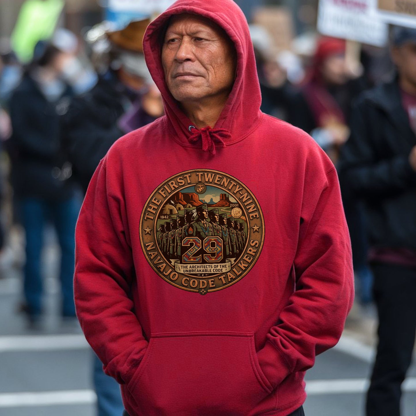 The First Twenty-Nine Navajo Code Talkers - Unisex T-shirt/V-neck T-shirt/Hoodie/Sweatshirt