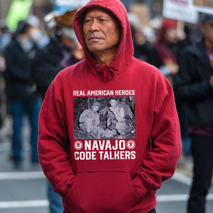 Navajo Code Talkers Real American Heroes Native Land Unisex T-Shirt/T-Shirt V-Neck/Hoodie/Sweatshirt