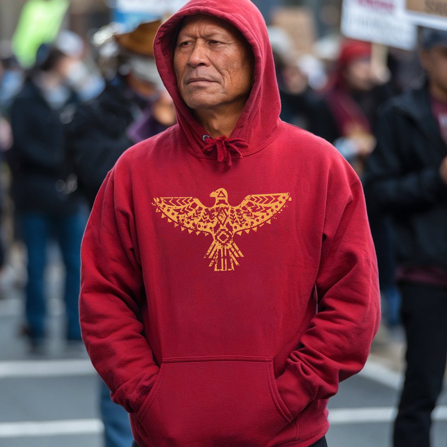 Native Thunderbird Spirit  Southwestern Tribal Unisex T-shirt/V-neck T-shirt /Hoodie/Sweatshirt