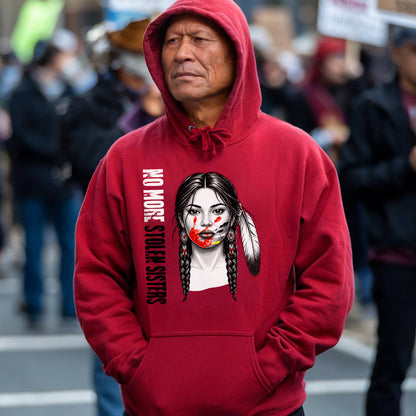 No More Stolen Sisters Red Hand Unisex T-shirt/V-neck T-shirt /Hoodie/Sweatshirt