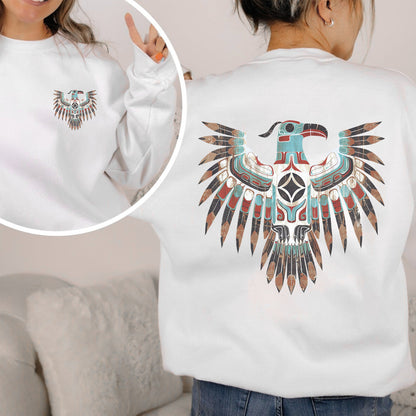 Thunderbird Native American Eagle Unisex - Two sides - T-shirt/V-neck T-shirt /Hoodie/Sweatshirt
