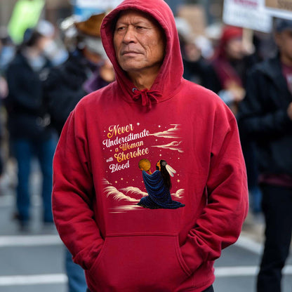 Custom Native American Tribe - Never Underestimate Indigenous Women Unisex T-Shirt/T-Shirt V-Neck/Hoodie/Sweatshirt