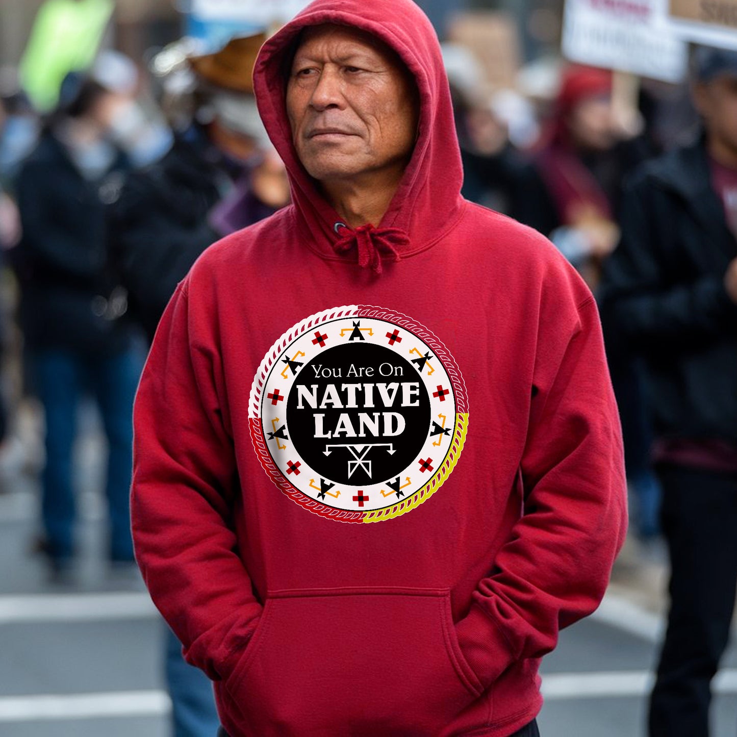 You Are On Native Land – Medicine Wheel Unisex T-shirt/T-shirt V-neck/Hoodie/Sweatshirt