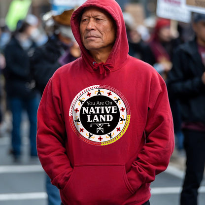 You Are On Native Land – Medicine Wheel Unisex T-shirt/T-shirt V-neck/Hoodie/Sweatshirt
