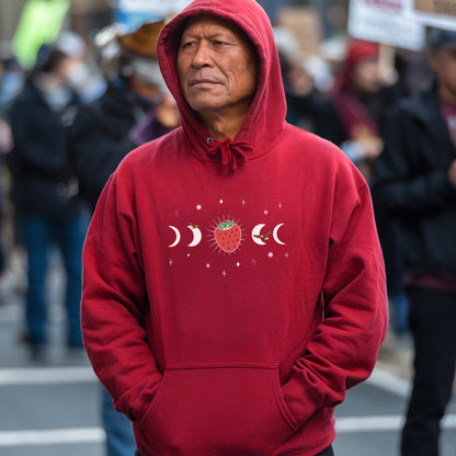 Strawberry Moon Native Spirit Celestial Unisex T-shirt/T-shirt V-neck/Hoodie/Sweatshirt