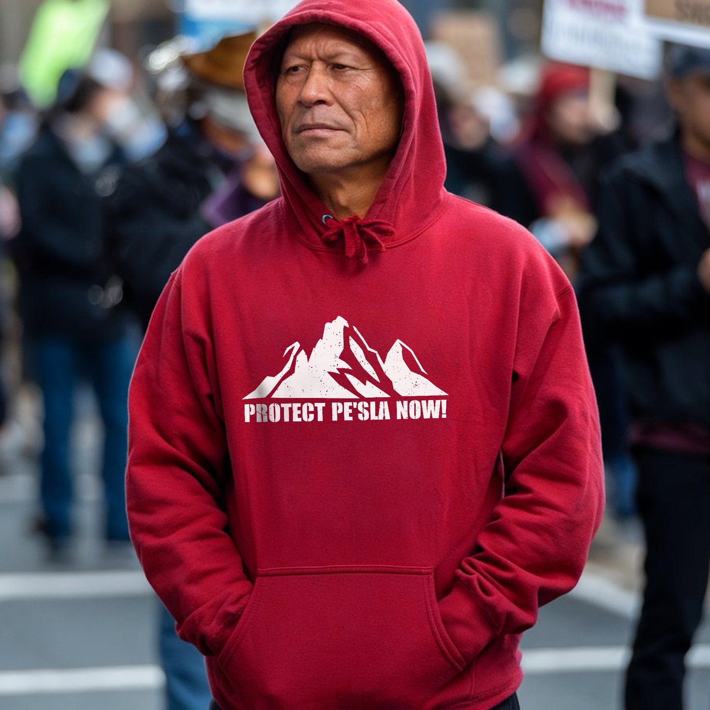 Protect Pe’ Sla Now Sacred Land Unisex T-shirt/T-shirt V-neck/Hoodie/Sweatshirt