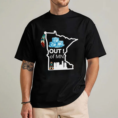Out of MN Native Minnesota Ice Humor Unisex T-shirt/T-shirt V-neck/Hoodie/Sweatshirt