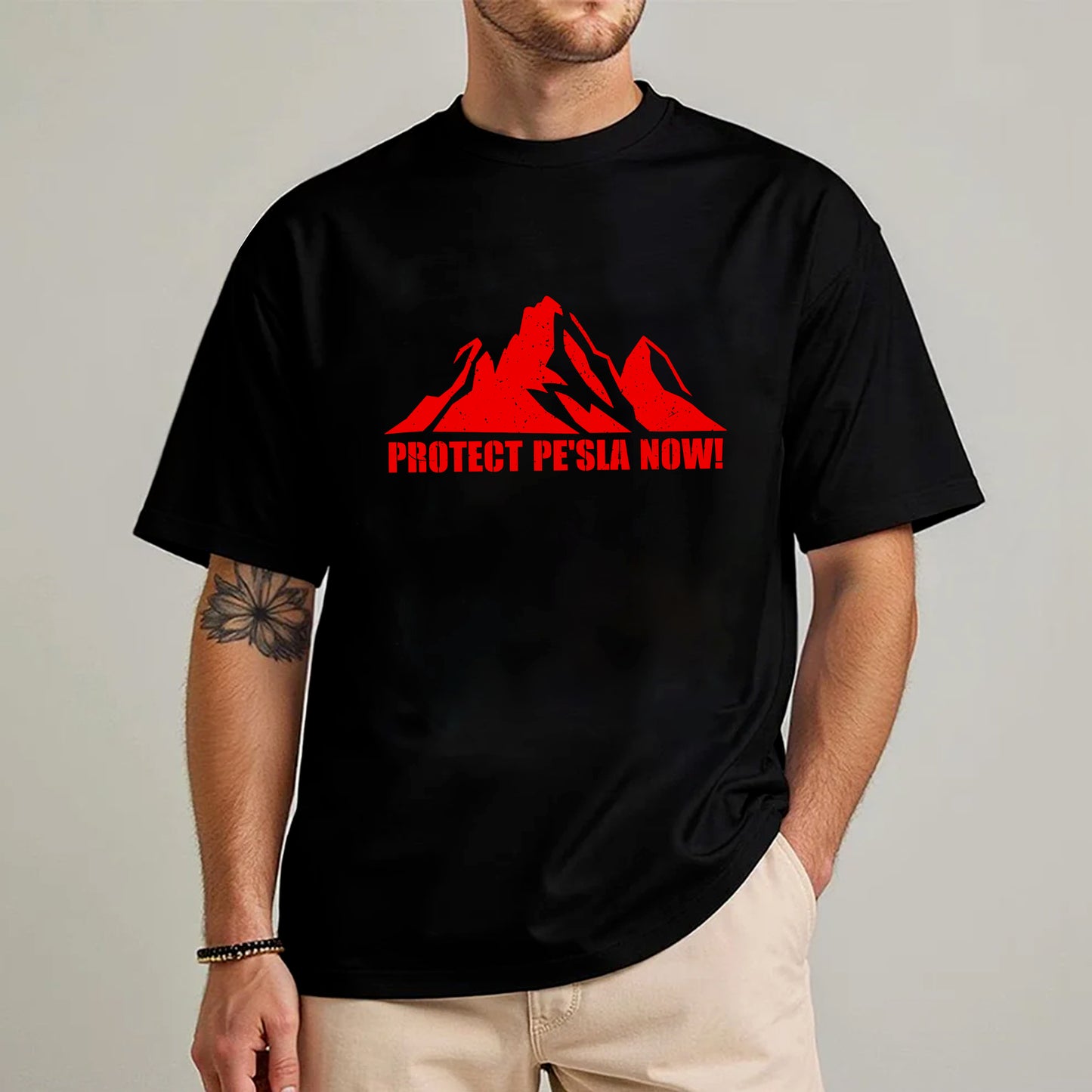 Protect Pe’ Sla Now Sacred Land Unisex T-shirt/T-shirt V-neck/Hoodie/Sweatshirt