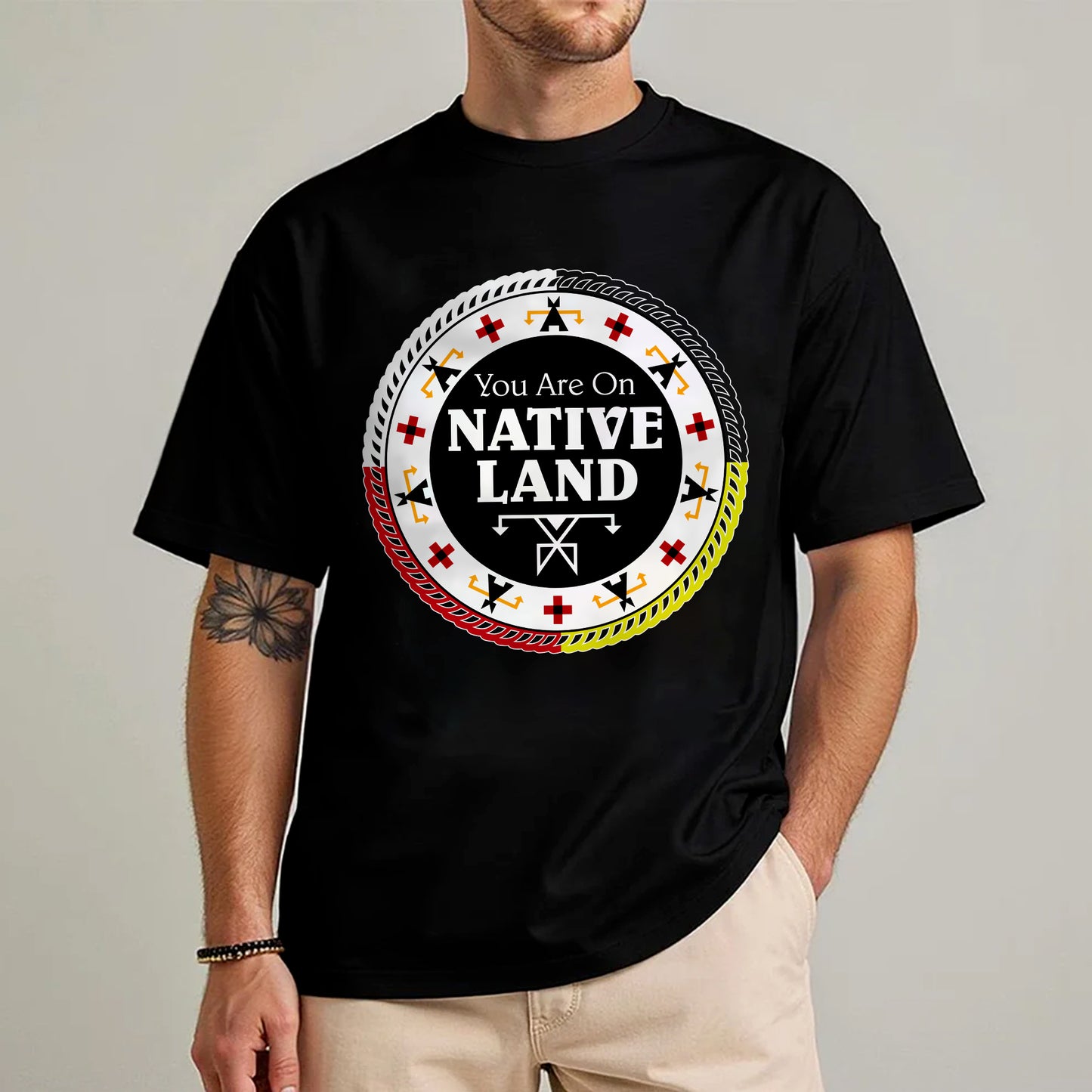 You Are On Native Land – Medicine Wheel Unisex T-shirt/T-shirt V-neck/Hoodie/Sweatshirt