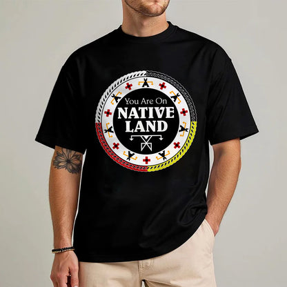You Are On Native Land – Medicine Wheel Unisex T-shirt/T-shirt V-neck/Hoodie/Sweatshirt