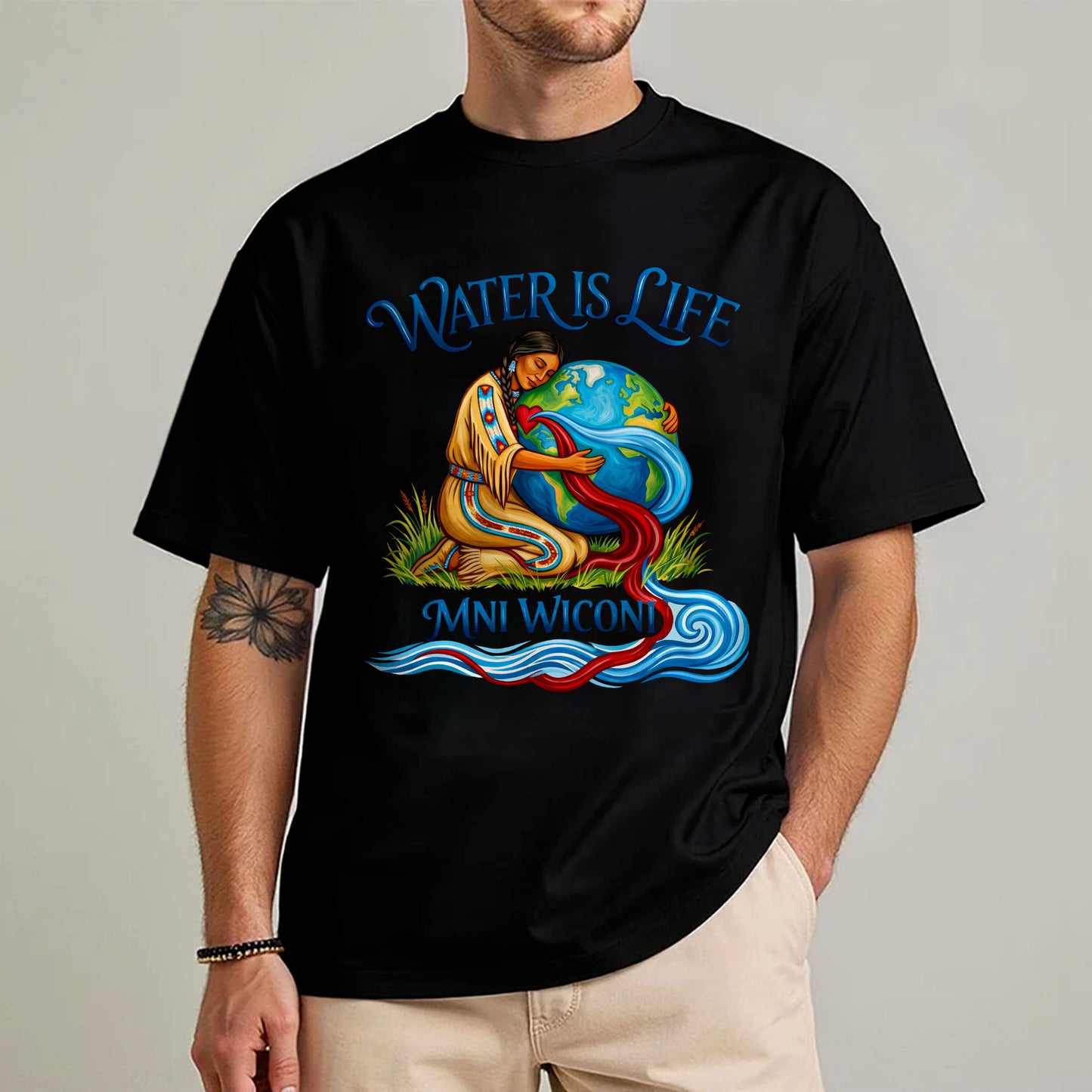 Water is Life  Mini Wiconi - Unisex T-shirt/V-neck T-shirt/Hoodie/Sweatshirt