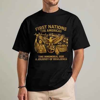 First Nations The Americas - Indigenous Resilience - Unisex T-shirt/V-neck T-shirt/Hoodie/Sweatshirt