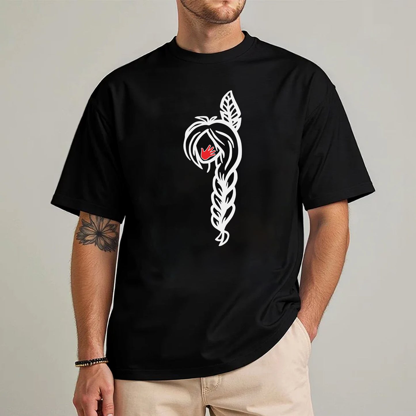 MMIW American Native Black Hair Indigenous Unisex T-shirt/V-neck T-shirt /Hoodie/Sweatshirt