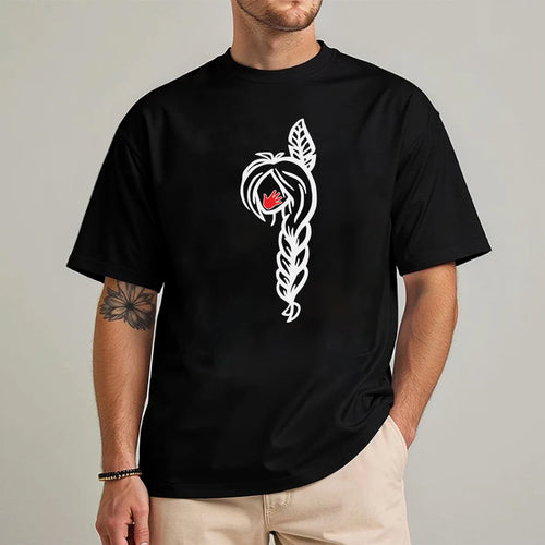 MMIW American Native Black Hair Indigenous Unisex T-shirt/V-neck T-shirt /Hoodie/Sweatshirt