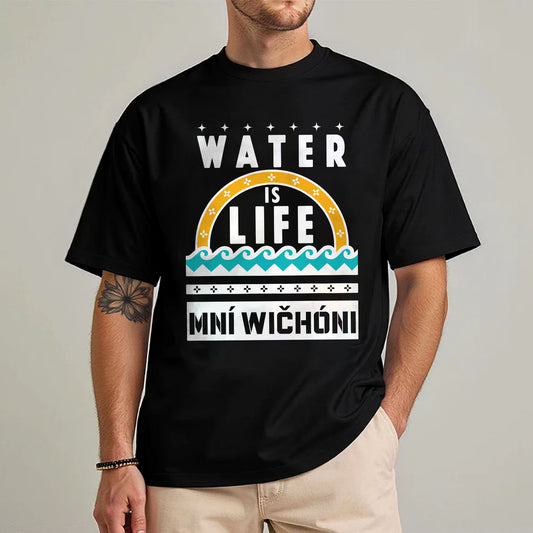 Water is Life Mini Wíčhóni - Unisex T-shirt/V-neck T-shirt/Hoodie/Sweatshirt