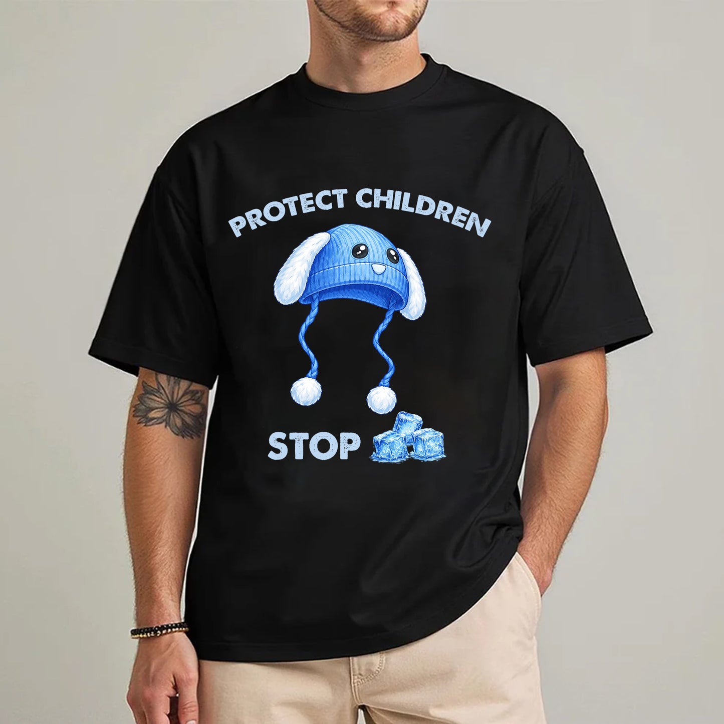 Protect Children Stop ICE Human Rights Unisex T-shirt/T-shirt V-neck/Hoodie/Sweatshirt