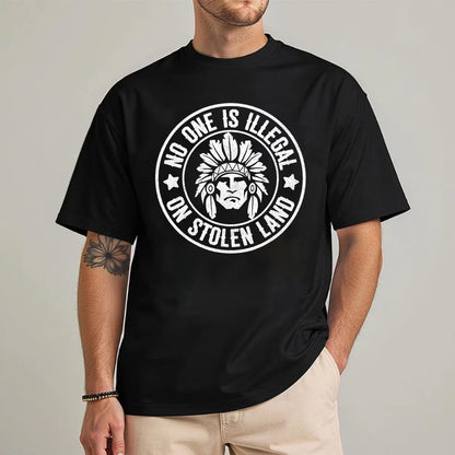 No One Is Illegal on Stolen Land Unisex T-Shirt/T-Shirt V-Neck/Hoodie/Sweatshirt