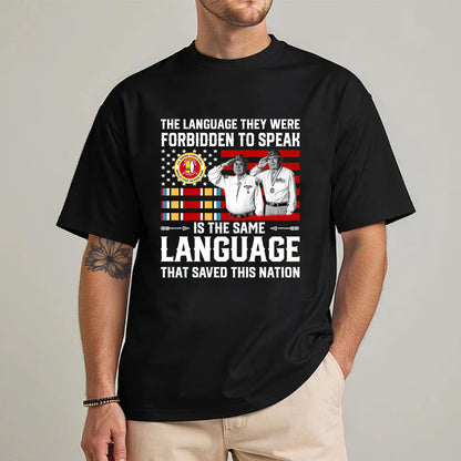 Language of Heroes Native American Code Talkers Tribute Unisex T-Shirt/T-Shirt V-Neck/Hoodie/Sweatshirt