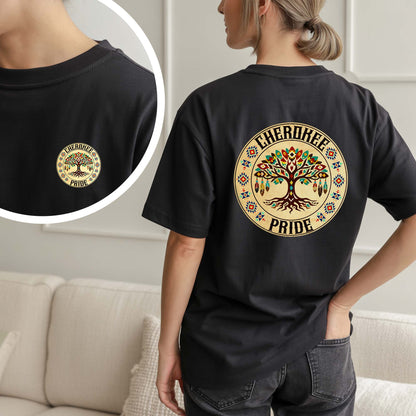 Tree of Life Native American Heritage - Custom Tribe Pride Design - Two sides - T-Shirt/V-Neck/Hoodie/Sweatshirt