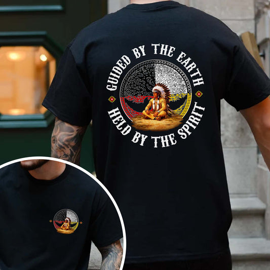 Guided by the Earth Held by the Spirit - Two Sides - Unisex T-Shirt/T-Shirt V-Neck/Hoodie/Sweatshirt