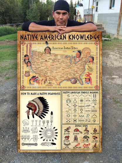 The Native American Knowledge Poster/Canvas