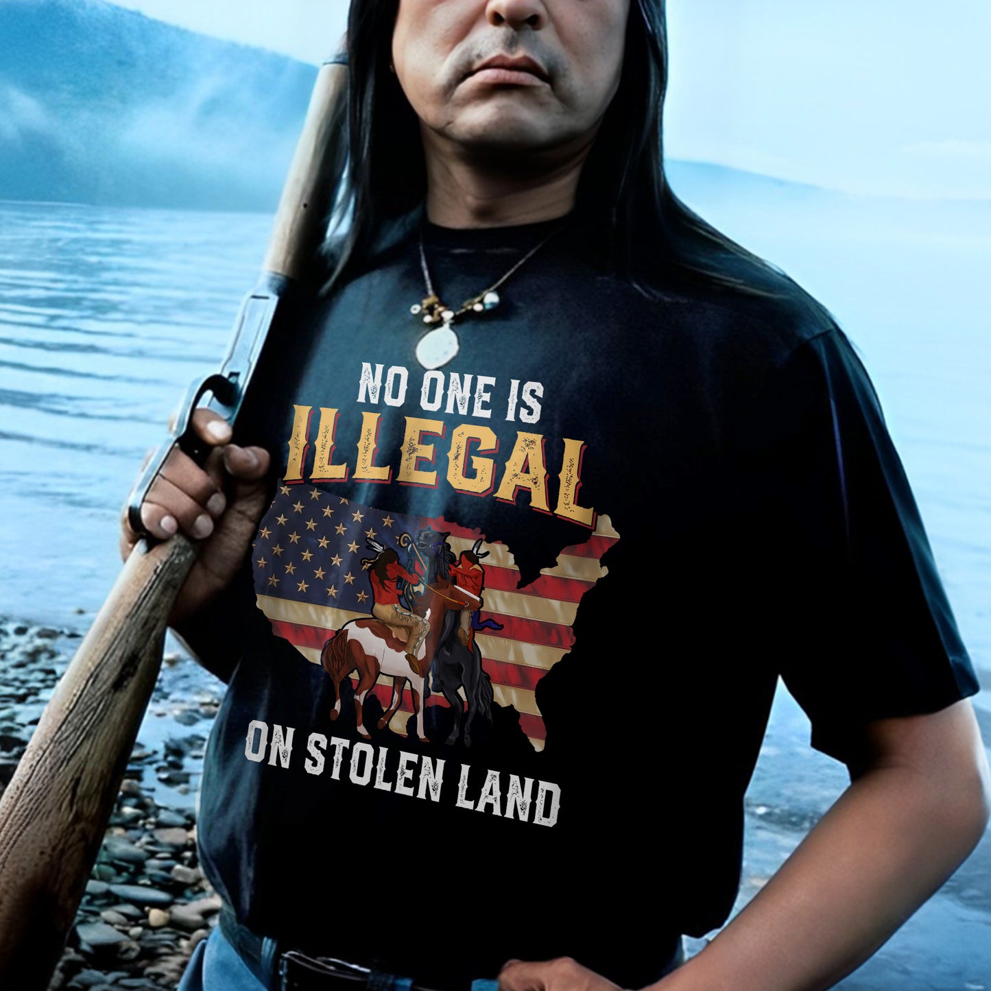 No One Is Illegal On Stolen Land Unisex T-Shirt/Hoodie/Sweatshirt