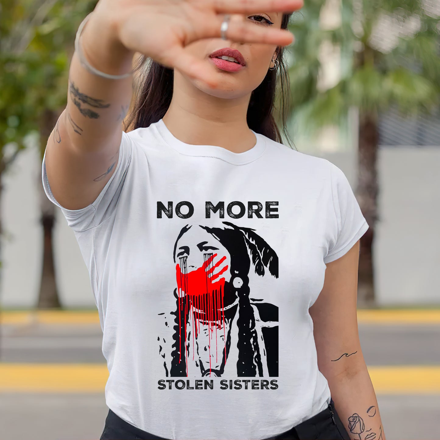 No More Stolen Sisters - MMIW Unisex T-Shirt/Hoodie/V-Neck/Sweatshirt