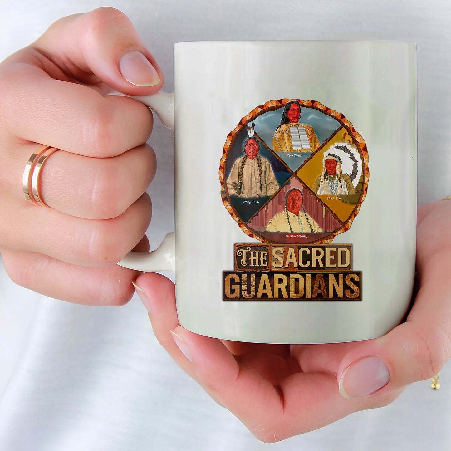 The Sacred Guardians Ceramic Coffee Mug 08