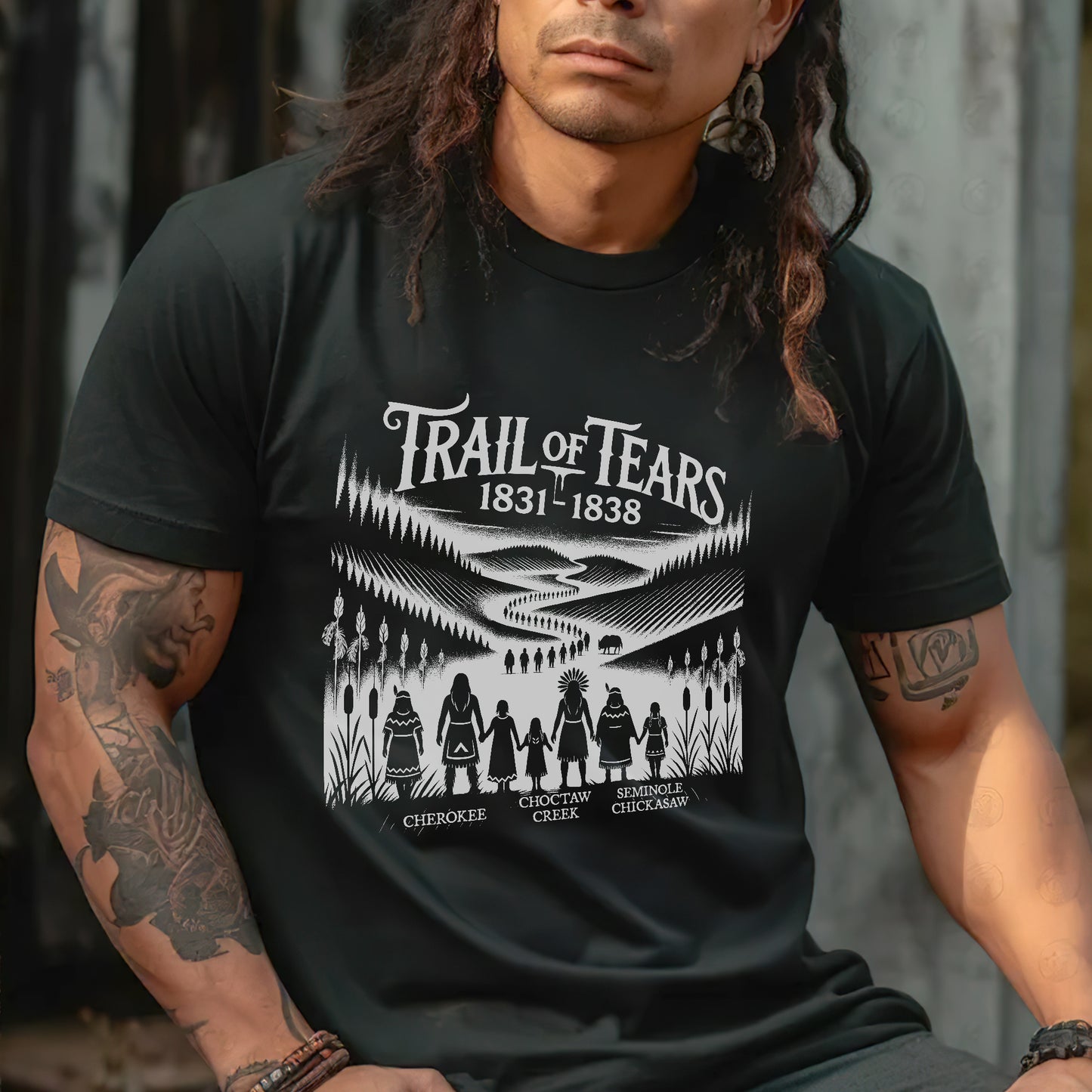Trail Of Tears - Native Land 1831-1838 Unisex T-Shirt/Hoodie/Sweatshirt