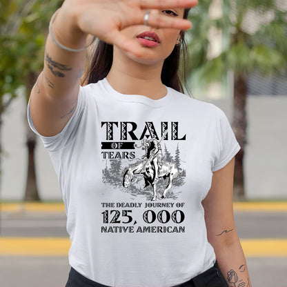 Trail of Tears Memorial - 125,000 Native Americans Lost Art Unisex T-Shirt/Hoodie/Sweatshirt