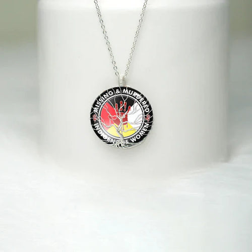 SALE 50% OFF - MMIW Handmade Necklace Tree of Life Tree Of Hope Premium Unisex With Native American Style
