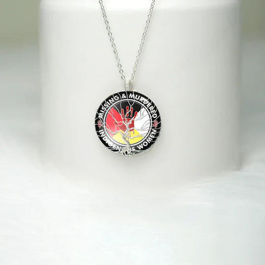 SALE 50% OFF - MMIW Handmade Necklace Tree of Life Tree Of Hope Premium Unisex With Native American Style