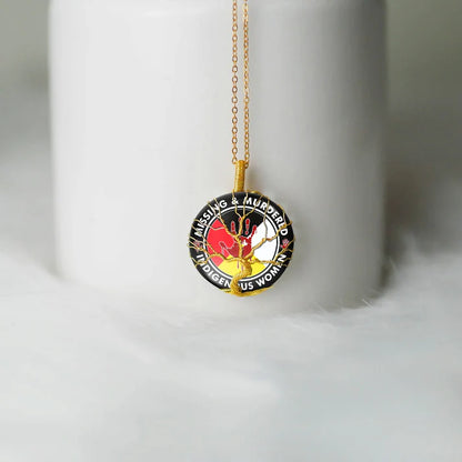 SALE 50% OFF - MMIW Handmade Necklace Tree of Life Tree Of Hope Premium Unisex With Native American Style